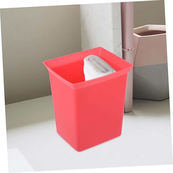 ABOOFAN Plastic Shower Basket Tote Versatile Cleaning Supplies Caddy for Bathroom and Kitchen Organization Sturdy Design Easy to Transport Spacious Storage Bin Red