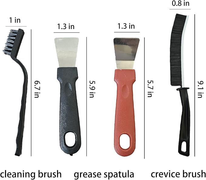 Crevice Cleaning Brush Set, Hard Bristle Cleaning Supplies for Kitchen, Bathroom, Corner, Grout, Sink, Cup, Teapot, Bottle, Blender