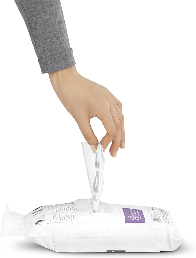 simplehuman CW0286 code H Custom Fit Bin Liner Bulk Pack, Clear Plastic (3 Pack of 20, Total 60 Liners)