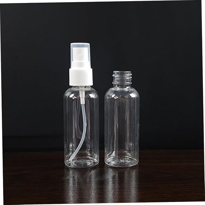 Mikinona 15pcs Mini Spray Bottles Food Grade Containers Refillable Storage for Travel Car Home Continuous Mist Spray