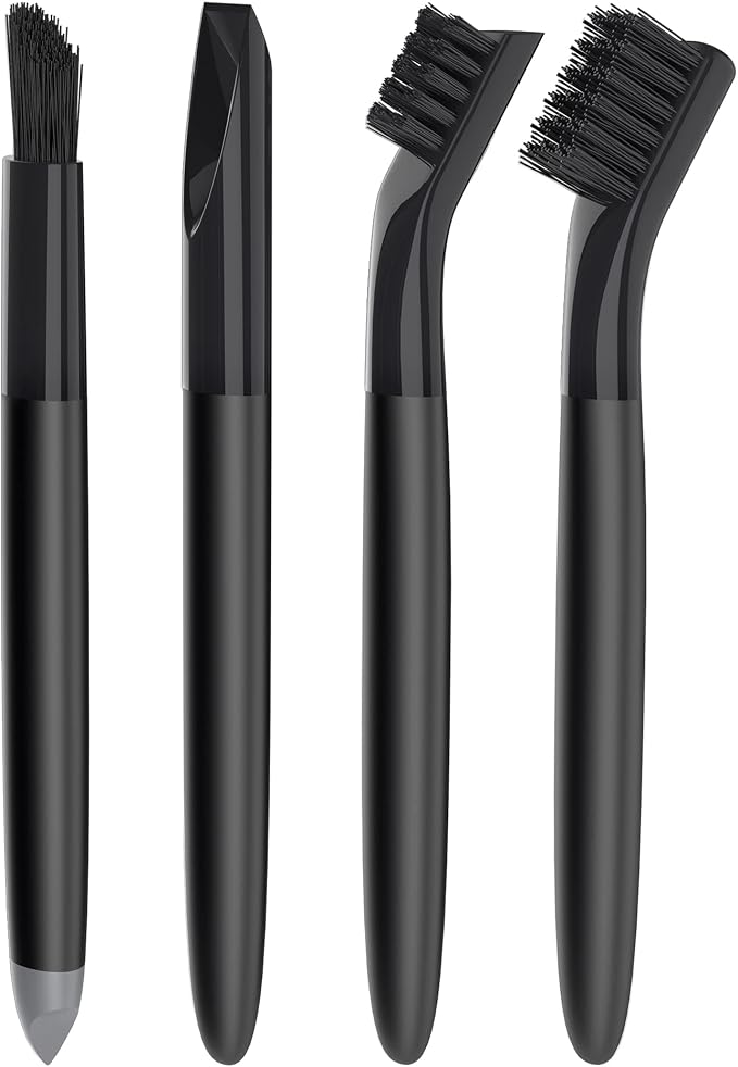 MR.SIGA Grout Cleaner Brush Set - Detail Cleaning Brush Set for Tile, Sink | Grout scub brush, small grout cleaning brush for crevice