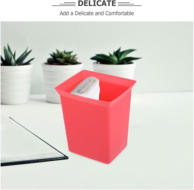 Plastic Cleaning Caddy Stackable Organizer Bin for Hotel Housekeeping Tasks | Large Capacity, Integrated Tool Bar, Easy to Clean, Tidy and Organized Space