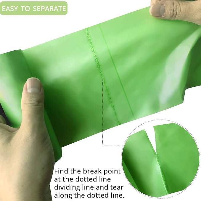 Compostable 3 Gallon Trash Bags, 100 Count | Green Biodegradable Wastebasket Liners for Bathroom, Office, Home Bins