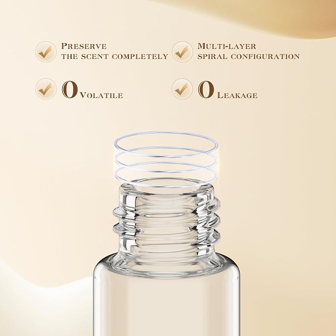 kuangre 10ml Atomizer Perfume Spray Bottle, Empty Cologne Dispenser, Portable Sprayer Travel Essentials for Many Scenes Gifts.