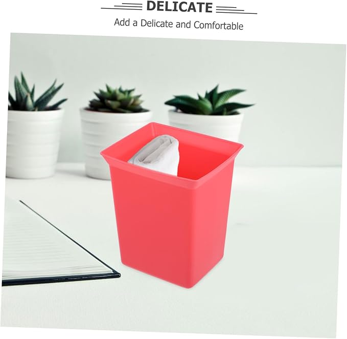 Cleaning Supplies Caddy Organizer Bin Plastic Portable Shower Basket for Bathroom and Kitchen Versatile Utility Storage Red