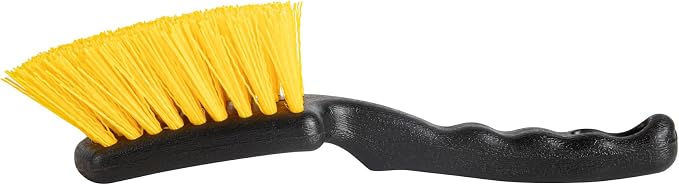Restaurantware 4 in Black Plastic Utility Scrub Brush