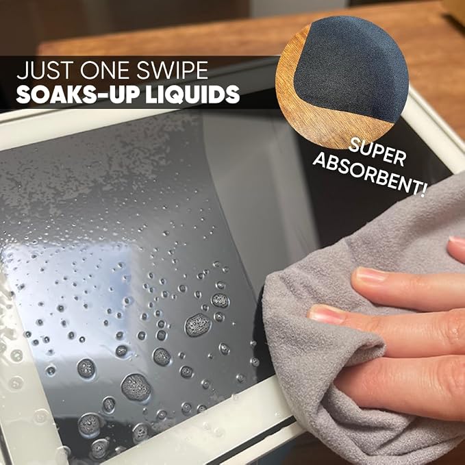 Premium Lens Glasses Cleaning Cloth by Microfiber Wholesale | Black | 6”x6” | 10pk | Soft Microfiber Suede | Travel Size Reusable | No Lint Scratch-Free Durable | Lenses Glasses Phones