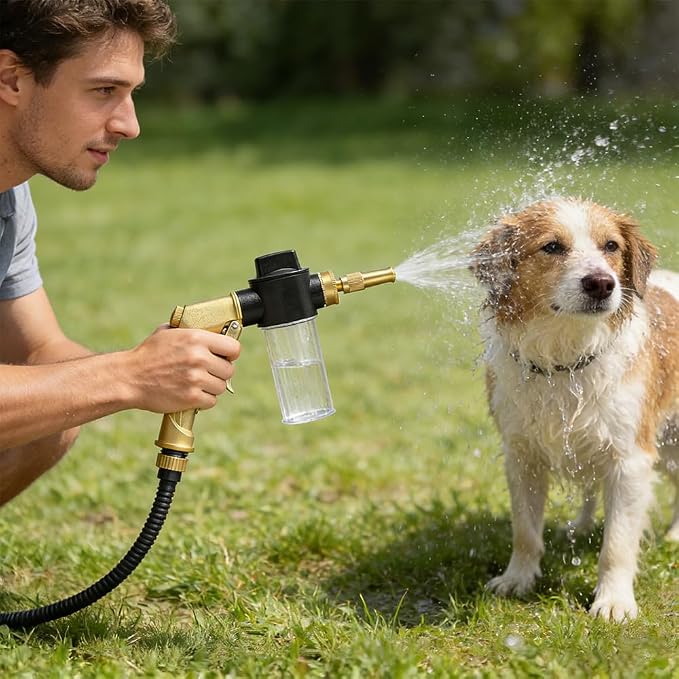 High Pressure Hose Nozzle with Soap Dispenser,Foam Gun Car Wash Sprayer