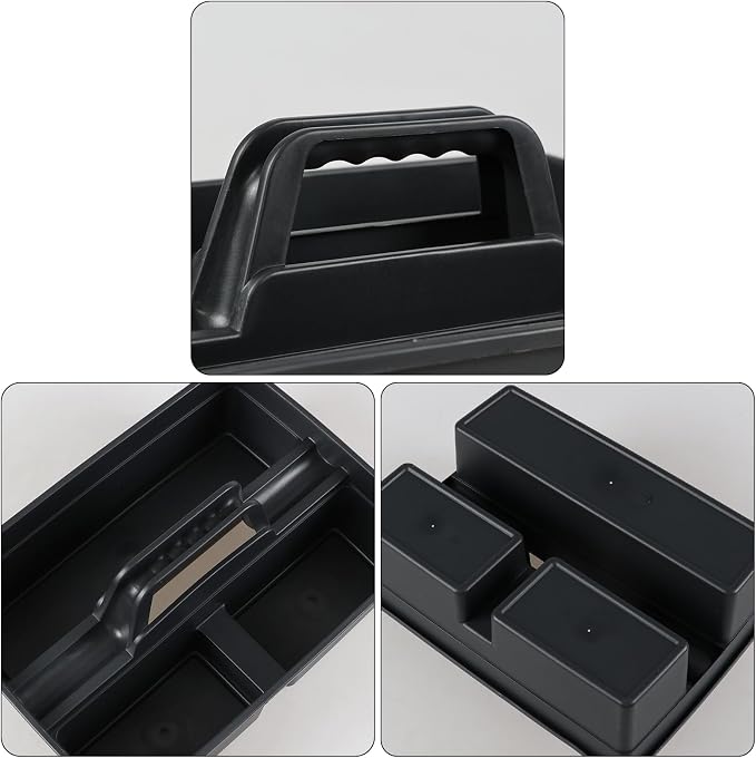 Asking 6 Pack Cleaning Caddy Organizer with Handle, Plastic Carry Caddy | Multi Compartment Design, Convenient Carry Handle, Thickened Plastic, Perfect for Family & Commercial Cleaning Storage