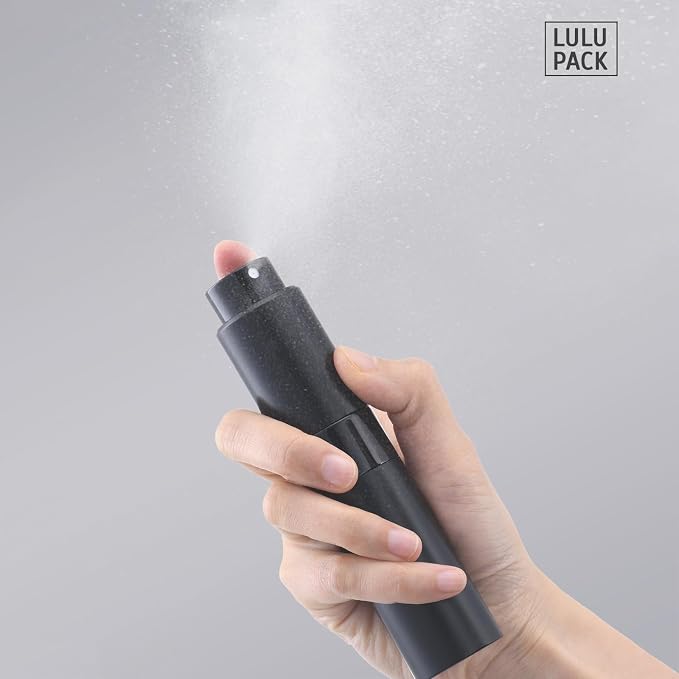Lulupack 30ml Cologne Travel Bottle, Perfume Spray Atomizer Refillable 1oz | Twist up, empty fragrance sprayer for men, large size, portable, fine mist, TSA friendly, refill small decanter, blue