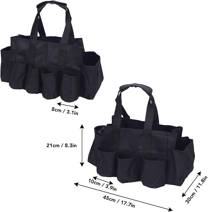 Cleaning Bag, Car Detailing Organizer with Portable Storage Bag Oxford Cloth Cleaning Tool Organizer Utility for Household Gardening Outdoor Maintenance