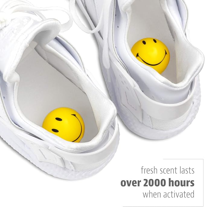 Sneaker Balls Odor-Fighting Shoe Fresheners, Eliminates Unpleasant Smells, Perfect For Sneakers, Gym Bags, Gear Bags, Drawers, Lockers, And More!, Fruitastic, 6 Pack