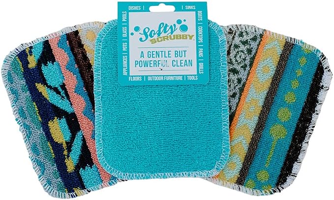 Scratchless Cleaning Pad (3 Pack) for Cleaning Kitchen, Bathroom and Household/Great for Non-Stick Cookware/Reusable/Long-Lasting/Environmentally Friendly