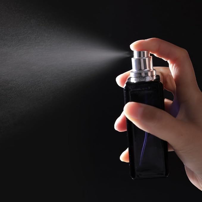 100ml/3.4Oz Glass Spray Perfume Bottle Empty Cologne Atomizer | Refillable Perfume Spray Bottle Container with 3 Kinds of Dispenser