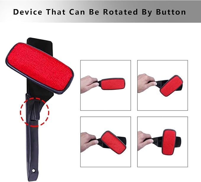 2X Lint Remover Brush Anti-Hair Clothing Lint Remover Pet Hair Remover Magic Rotating Sofa Cleaning Lint Shaver Tool 25CM