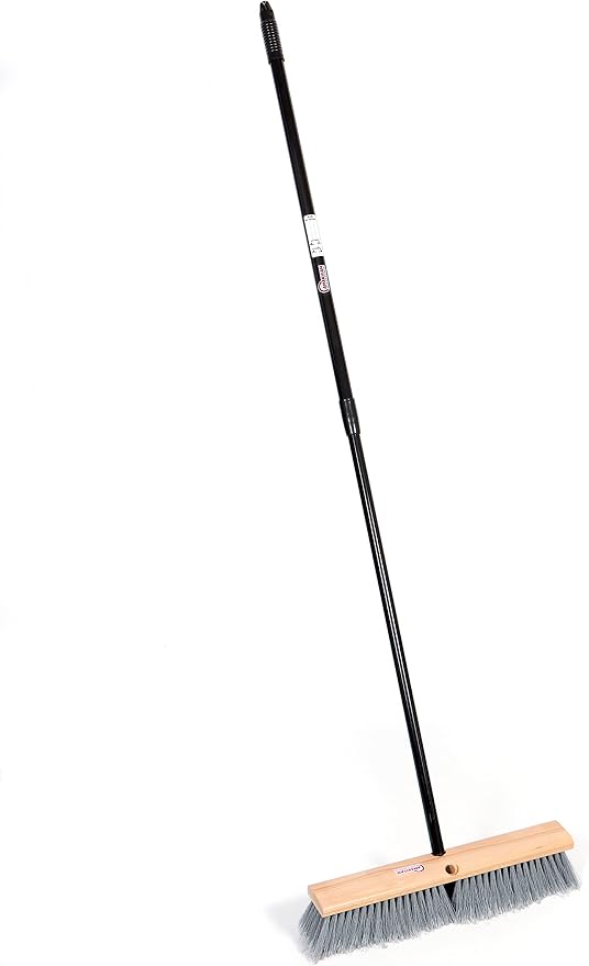 PBME18001 18" Multi-Surface Push Broom with Sturdy Extendable Handle