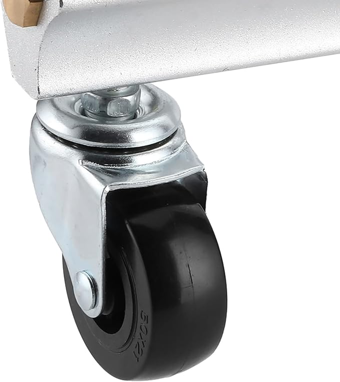 1/4 Inch Stainless Steel High Pressure Road Cleaning Nozzle, Pressure Washer Road Cleaner with 360° Rotating Rollers, Wide Spray Area for Driveways Decks Pools