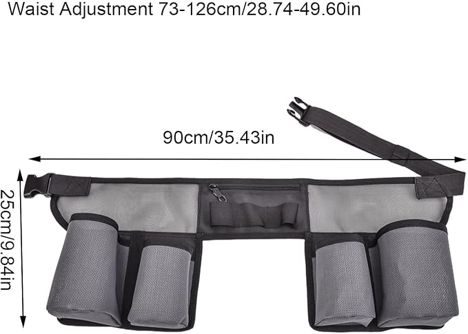 Tool Pouch, Gardening Tool Waist Bag, Cleaning Bottle Belt, Portable Tool Belt, Waist Apron Tool Pouch, House Cleaning Supplies For Housekeeping Water-Resistant Cleaning Caddy Aprons For Cleaning Work