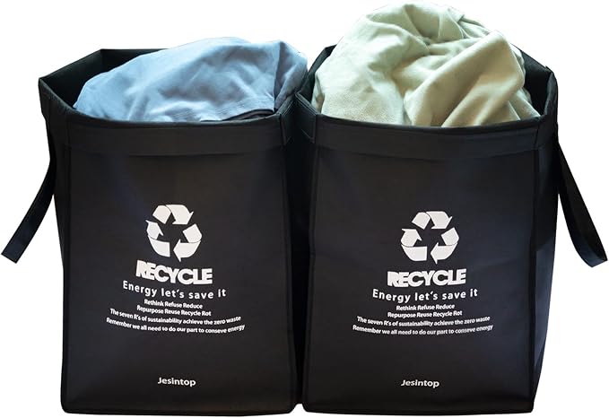 Recycle Bins for Kitchen,Ultra-Large Capacity Recycle Waste Bin Bags for Kitchen Home Trash Sorting Bins Organizer Baskets,29 Gal Series(4pcs)