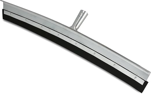 Unger Professional AquaDozer 36” MAX Smooth Surface Curved Floor Squeegee, Flood Cleanup Scrubber for Concrete and Asphalt, Cleaning Tool with Rounded Hood, Pushes 2 Times More Water and Debris