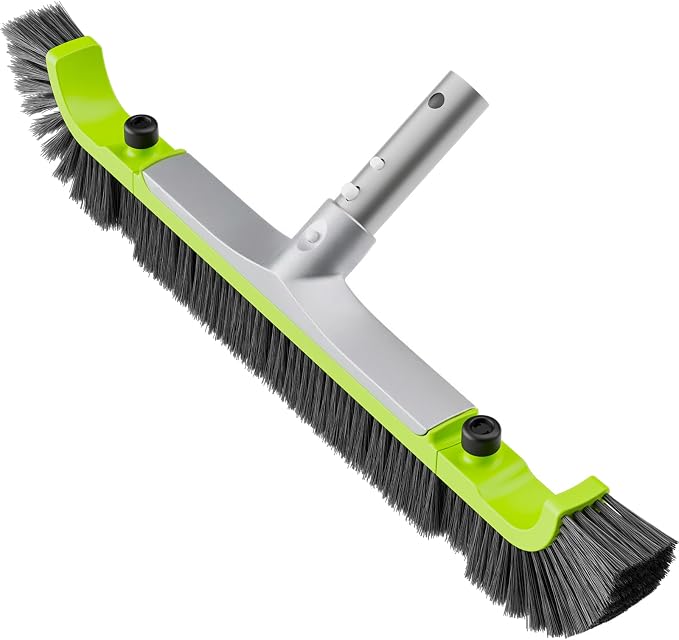 Sepetrel 20” Pool Brush Head for Cleaning Walls,Heavy Duty Inground/Above Ground Swimming Pool Scrub Brushes with Premium Strong Bristle & Reinforced Aluminium Back