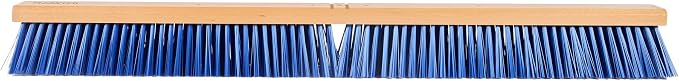 Restaurantware-BROOM HEAD ONLY: Clean Tek Professional 36-Inch Broom Head, 1 Heavy-Duty Push Cleaning Tool - Handle And Brace Sold Separately, Heavy Plastic Bristles, Wooden, Commercial Use