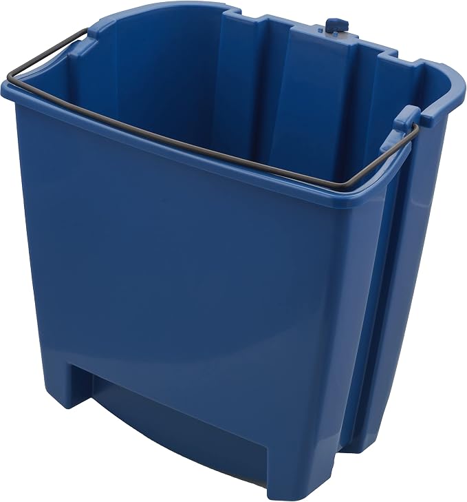 SPARTA 35 Qt Mop Bucket System with Wringer and Insert, Yellow | OmniFit, Polypropylene, 200,000-Cycle Wringer, Clean and Soiled Water Separation, Non-Marking Swivel Casters