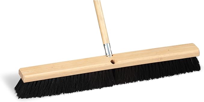 Coastwide Professional 24 Inch Push Broom Head, Tampico | Natural fiber bristles for sweeping floors in offices and facilities.