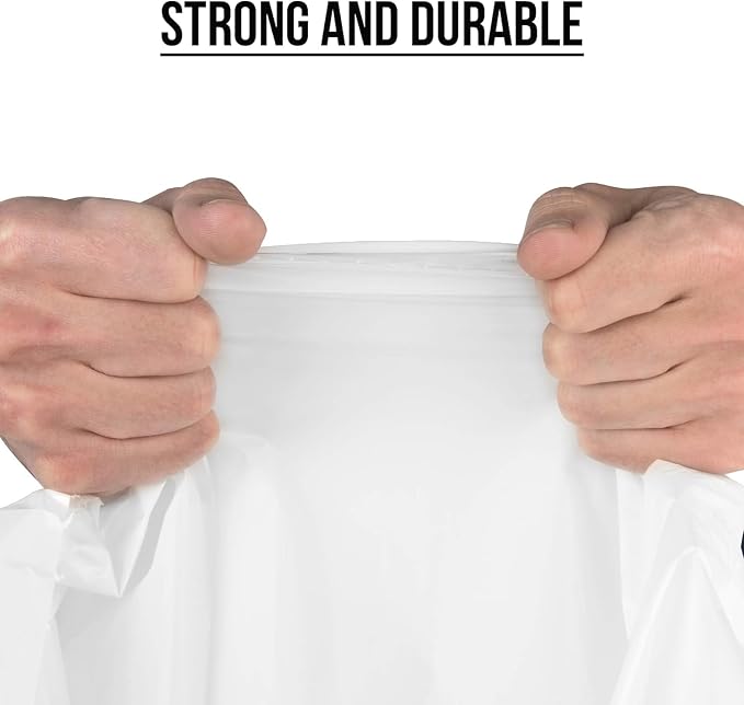 Aluf Plastics Tall Kitchen 13 Gallon Drawstring Trash Bags 0.9 MIL - (Bulk) - 24" x 27" - Wholesale,Commercial Garbage Bags,200 Count (Pack of 2)