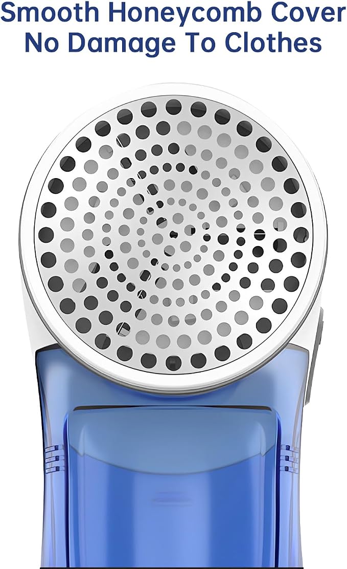 Fabric Shaver, Electric Lint Remover for Clothes & Furniture, Sweater Shaver & Pilling Remover, Depiller with 2 Extra Blades Included, Lint Shaver for Clothing - Battery Operated