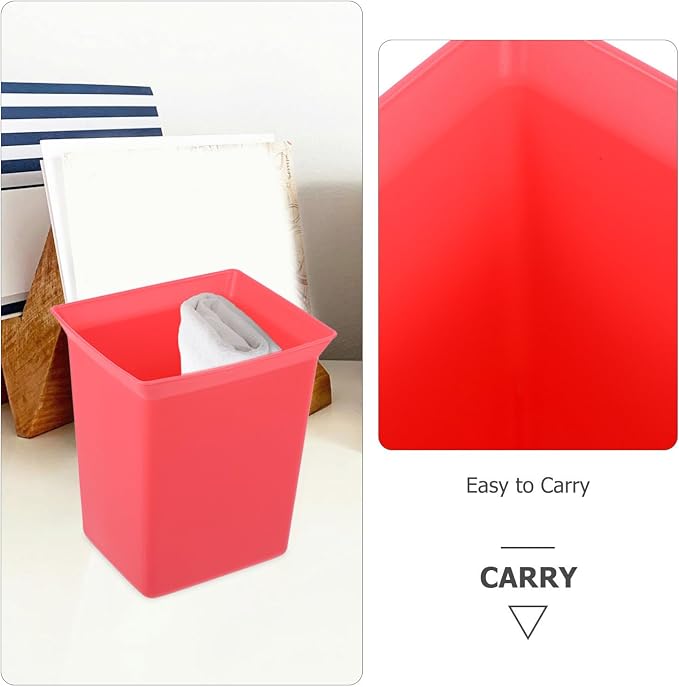 Plastic Cleaning Caddy Stackable Organizer Bin for Hotel Housekeeping Tasks | Large Capacity, Integrated Tool Bar, Easy to Clean, Tidy and Organized Space
