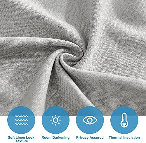 RYB HOME Classroom Door Window Cover, Privacy Sunlight Shades for Classroom Windows and Doors Cover Lockdown Shades, Room Darkening Design Blocks Views, W 24 x L 18, 1 Panel, Grey