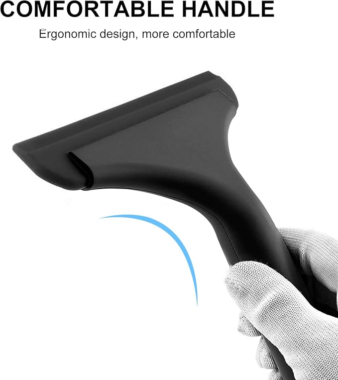 SetSail Shower Squeegee for Glass Doors, Small Squeegee for Shower Glass | Mini Silicone Squeegee for Window, Glass Door, Bathroom, Mirror, Car Window