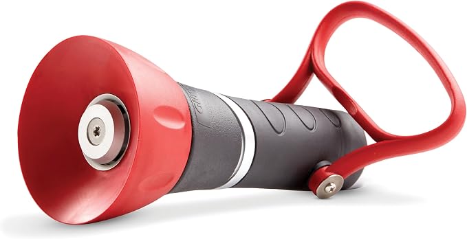 Gilmour Pro Twist Hose Nozzle, Fireman Hose Nozzle for Cleaning and Watering, Heavy Duty Garden Hose Nozzle with Adjustable Spray Pattern, Red | Fireman Hose Nozzle for Cleaning and Watering, Heavy Duty Garden Hose Nozzle with Adjustable Spray Pattern,...