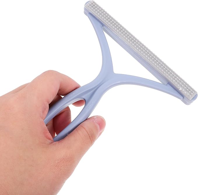 Yardwe 2pcs Pet Hair Remover and Lint Remover for Clothes and Sweaters Portable Fabric Pilling Tool Blue Static Electrostatic Fluff for Household Laundry and Carpet Hair Removal