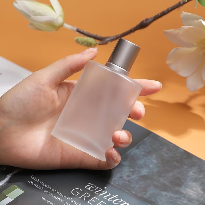 50ml/1.7 Oz Glass Perfume Spray Bottle Perfume Atomizer Empty | Refillable Perfume Cologne Spray Bottle Fine Mist with 3 Kinds of Perfume Dispenser