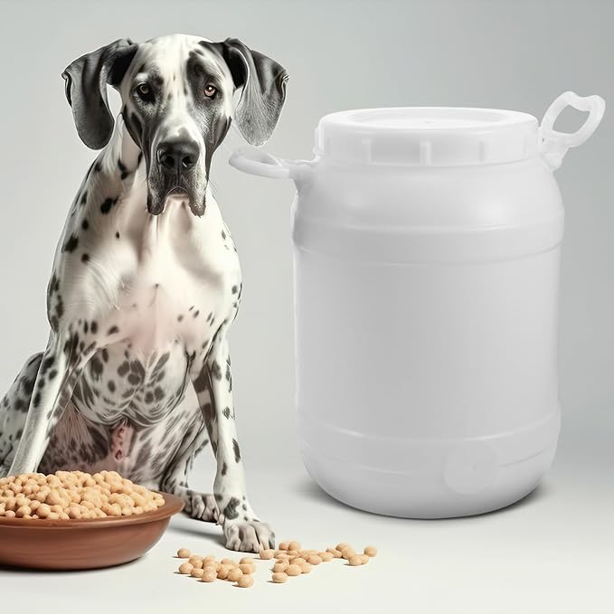 10l Thick Plastic Bin with Lid, Stackable Kitchen Food Waste Container, Sturdy in-Home Recycling Bucket for Organic Scraps and Trash