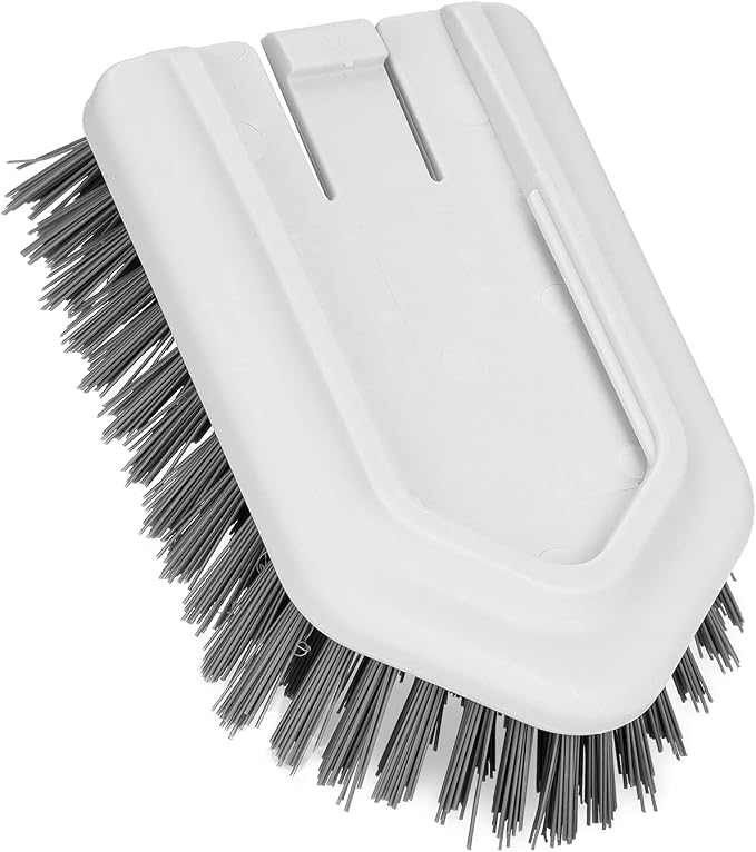 Stiff Bristles Brush Refill Fit Lalafancy Shower Bathtub Cleaning Brush | Replacement Head Effectively Removes Stubborn Stains for Cleaning Tiles, Marble Floors and Other Hard Surfaces