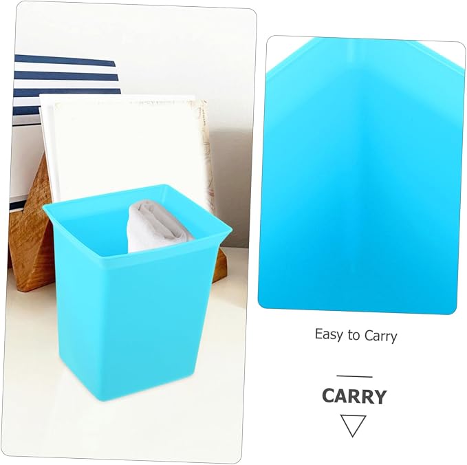 Hemobllo Plastic Cleaning Caddy Stackable Shower Organizer Bin for Bathroom Supplies Utility Storage Basket with Ample Space and Integrated Tool Bar for Easy Mobility