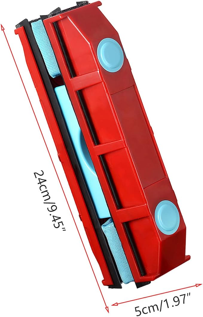 Magnetic Window Cleaner Glass Wiper Double-Sided Squeegee Gadget Household Window Washing Brush Washer
