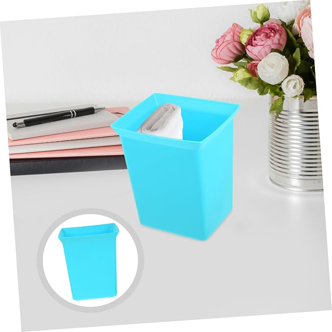 Unomor Portable Plastic Storage Basket for Organizing Tools Sky- Cleaning for Bathroom Hotel Housekeeping and Multi-purpose Use Handy Utility Bin for