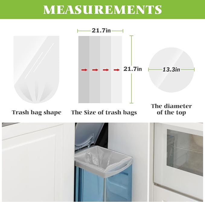 Teivio Black Trash Bags 5 Gallon 90 Counts Garbage Bags, Bathroom Trash Can Bin Liners, Small Plastic Bags for Home Office Kitchen Kitchen, Black | Fit 12-15 Liters,4,4.5,5,5.5Gal,Small Plastic Waste Basket Bins Can Liners for Home Bathroom Office Car,...