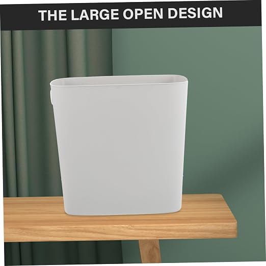 PRETYZOOM Slim Kitchen Bin Trash Can Storage Containers Lids Lint Bin Garbage Can Lid