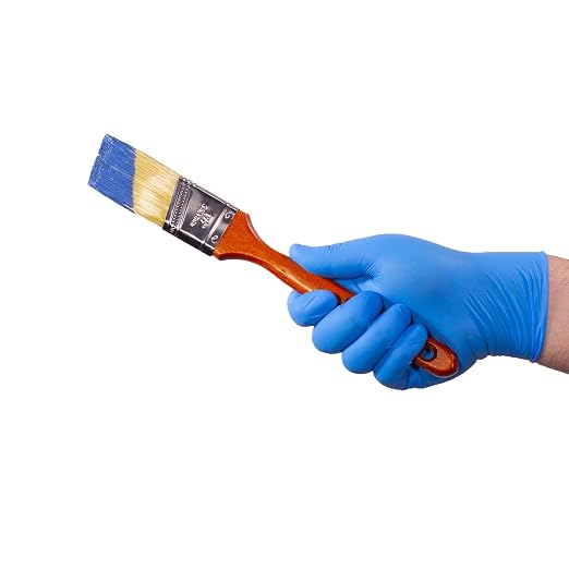 X3 Industrial Blue Nitrile Gloves, Case of 1000, 3 Mil, Size XX-Large, Latex Free, Powder Free, Textured, Disposable, Non-Sterile, Food Safe, X349100
