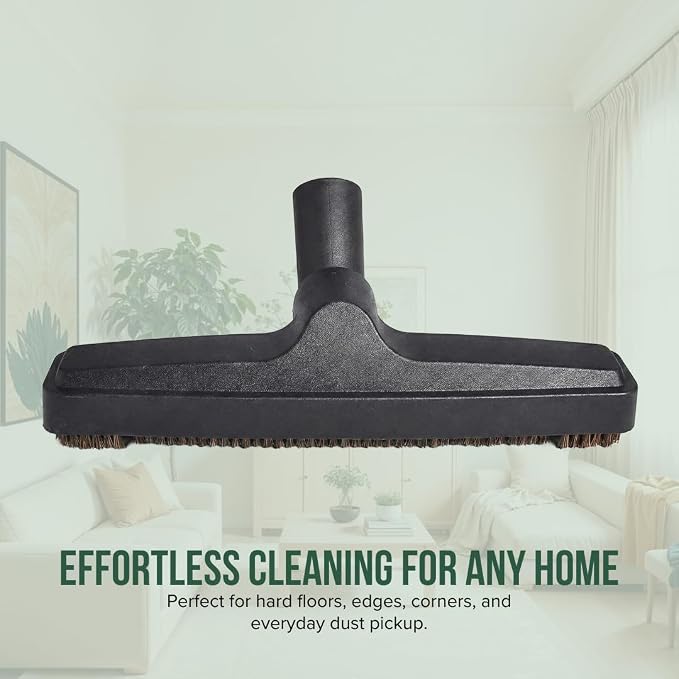 Selgo Universal 1 ¼ Inch (32mm) Black Vacuum Cleaner Floor Brush 12" Wide (12" Floor Brush), Pack of 10