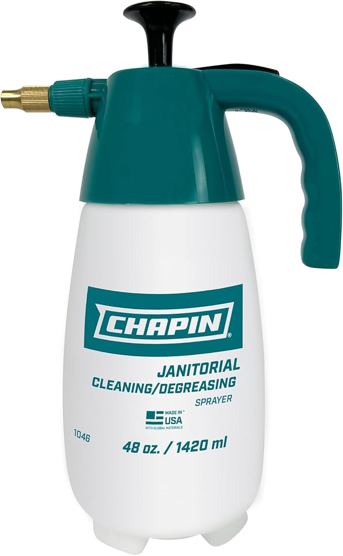CHAPIN 48-Oz Industrial Cleaner & Degreaser Hand Sprayer | Chemical-resistant seals for degreasers, disinfectants, sanitizers and industrial cleaners