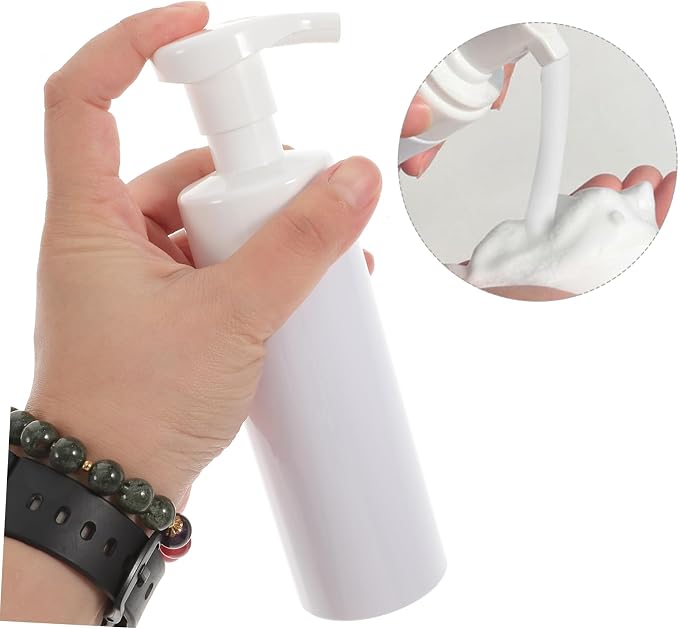 PartyKindom 4pcs Pressurized Spray Bottle for Hand Portable Travel Bottle Pump Face Wash Dispenser