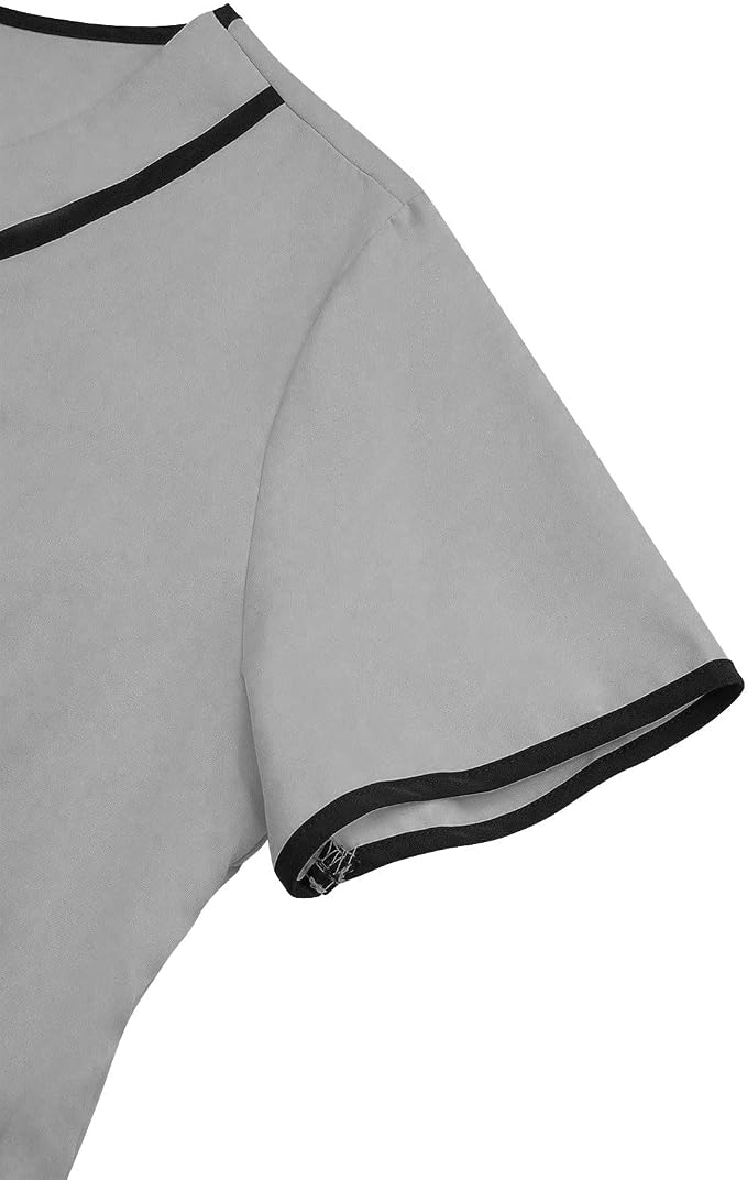 Housekeeping Uniforms - Women Lightweight Stretchy Scrubs for Cleaning Job, Breathable & Easy Care & Moisture-Wicking