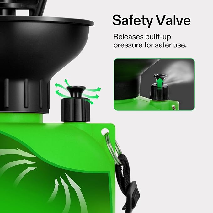 VIVOSUN 2-Gallon Pump Pressure Sprayer | Lawn & Garden Water Sprayer with Adjustable Shoulder Strap, for Spraying Plants, Garden Watering and Household Cleaning