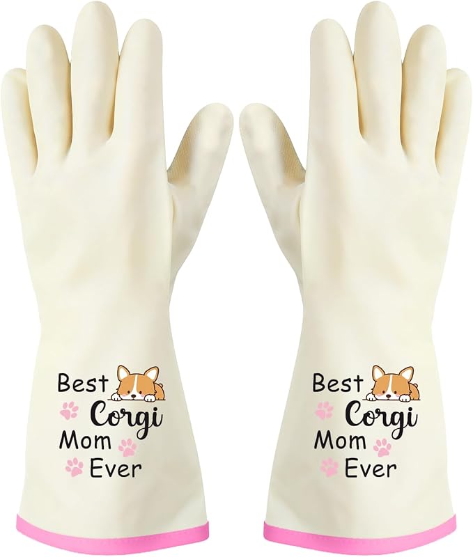 Rubber Cleaning Reusable Gloves, Practical House Warming Gifts | Dishwasher Reusable Gloves, Dishwashing Kitchen Household Essentials, Housewarming Xmas Cleaning Gifts for Cleaner Friends